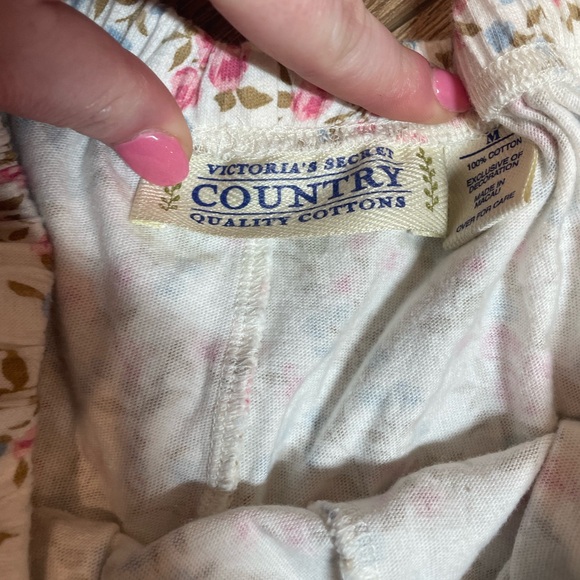 vintage Victoria's Secret Country quality cotton floral sleep shorts - Picture 5 of 7